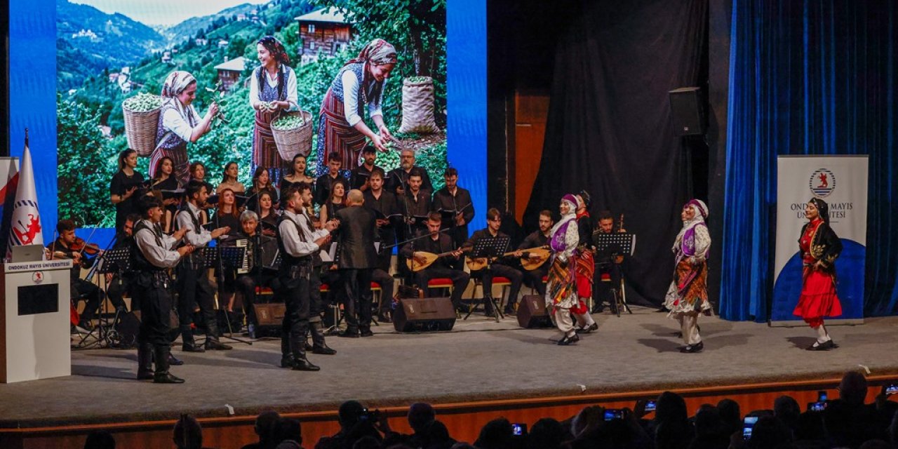 OMÜ’de Karadeniz kültürü sahneye taşındı
