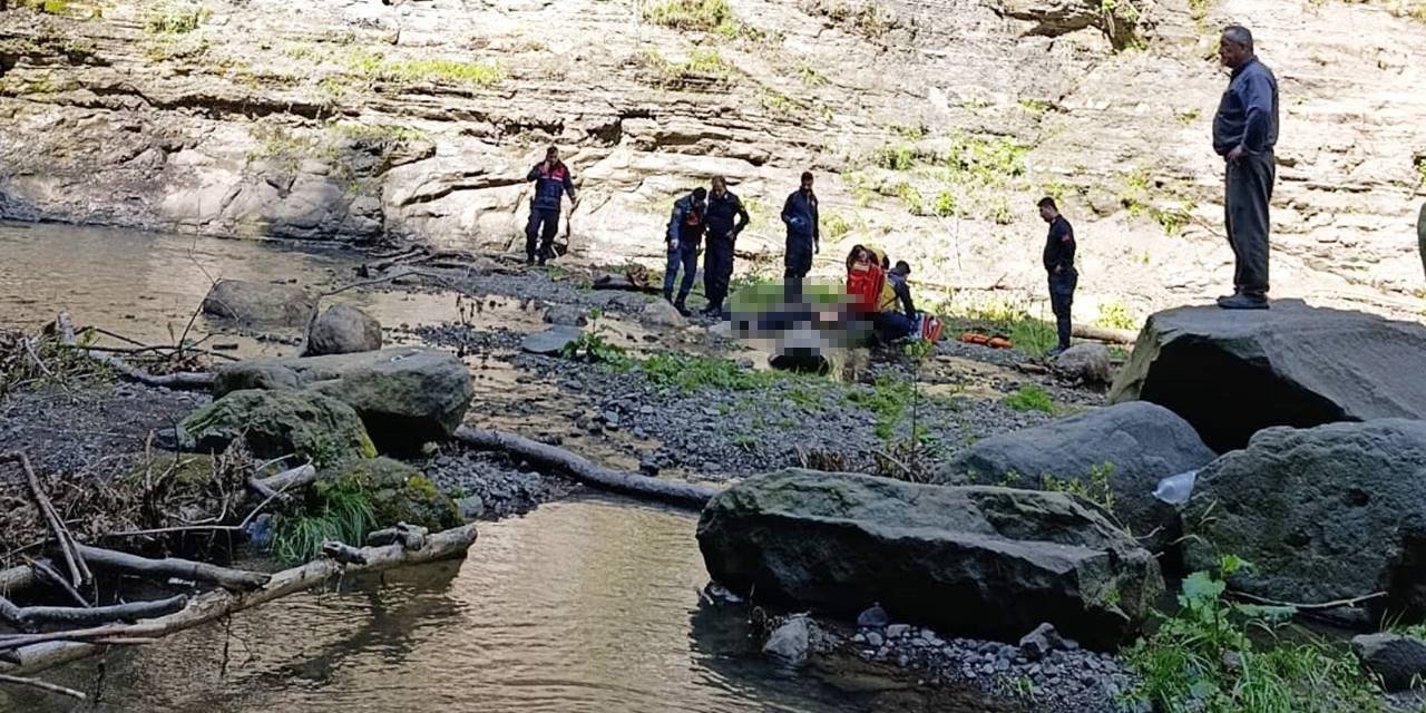 Kafasına düşen kaya nedeniyle hayatını kaybetti