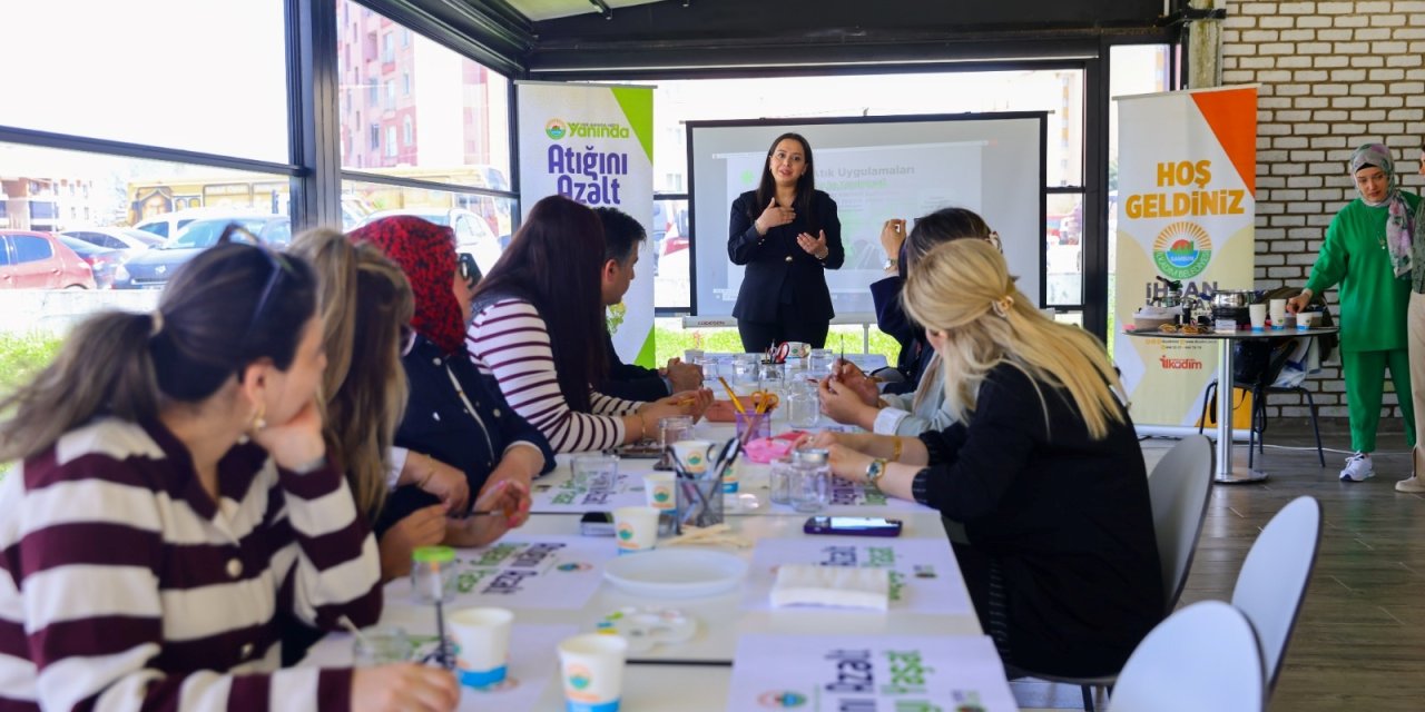 İlkadım’da cam atıklar değerlendi