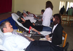 Kan bağışına ilgi büyük oldu