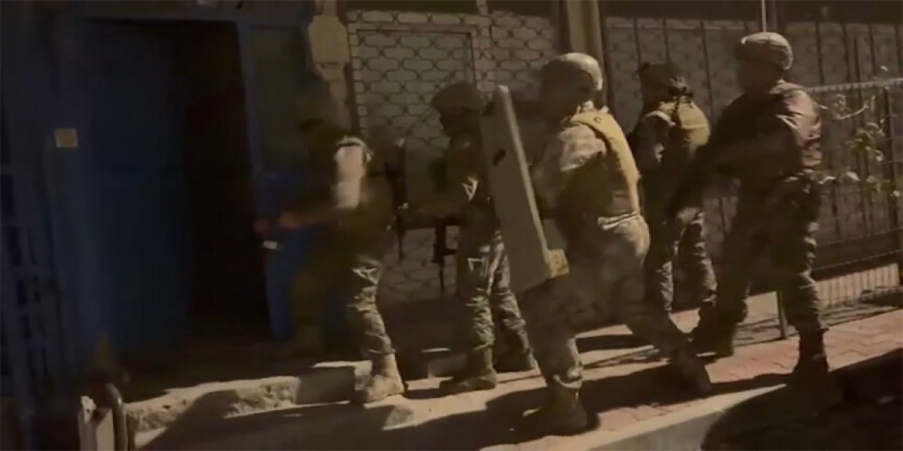Suç örgütü operasyonunda 63 şüpheli yakalandı
