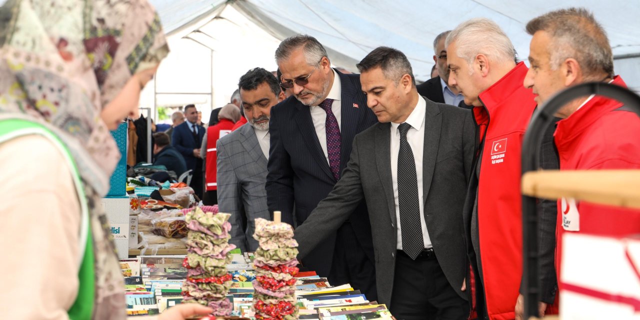 Samsun'da Gazze için "Hayır Çarşısı" açıldı
