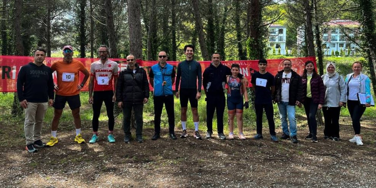 Samsun'da "Kros Duatlon" yarışması düzenlendi