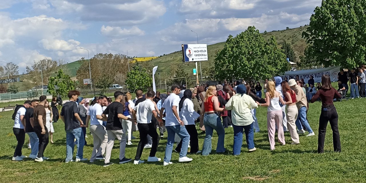 Havza MYO'da bahar ve spor şenliği düzenlendi