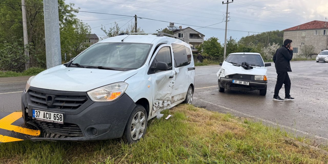 Trafik kazasında 3 kişi yaralandı