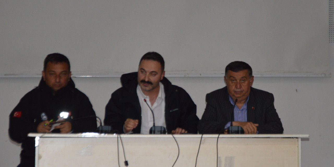 Havza'da selin ardından yürütülen çalışmalar değerlendirildi
