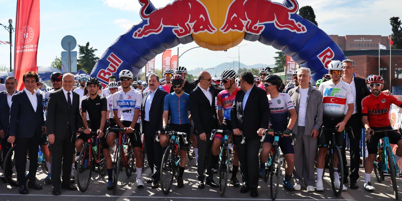 Samsun'da Gran Fondo Bisiklet Yarışı düzenlendi