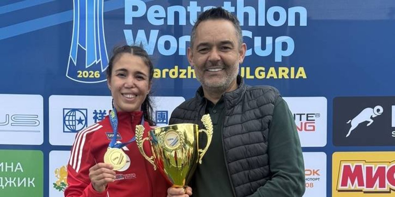 Milli sporcudan modern pentatlonda tarihi başarı