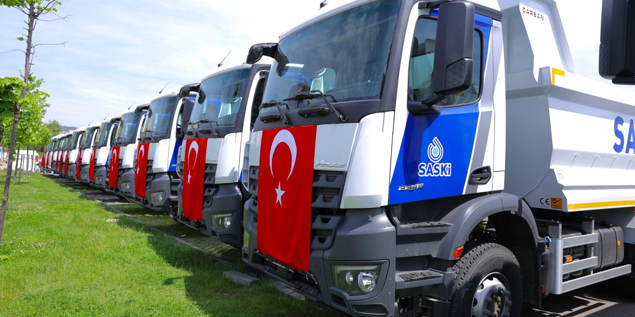 SASKİ’nin araç filosuna güçlü takviye