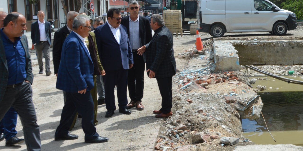 Selden zarar gören Havza’yı ziyaret etti