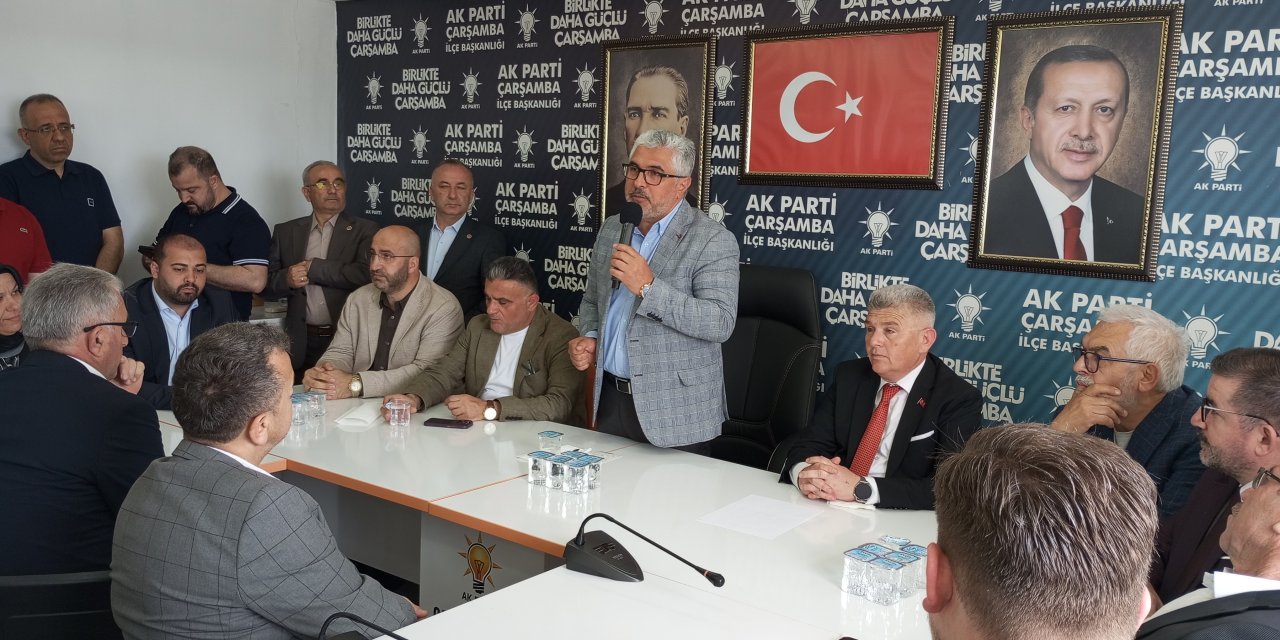 AK Parti Çarşamba İlçe Başkanlığında bayramlaşma programı düzenlendi