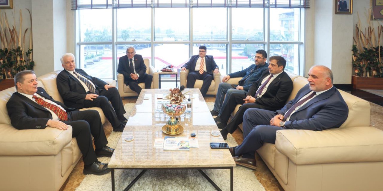 Samsunspor heyeti Canik Belediyesi’nde ağırlandı