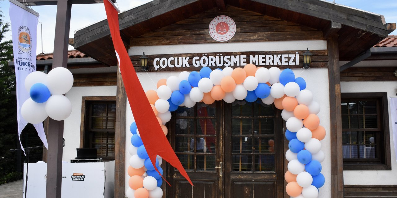 Samsun'da Çocuk Görüşme Merkezi hizmete girdi