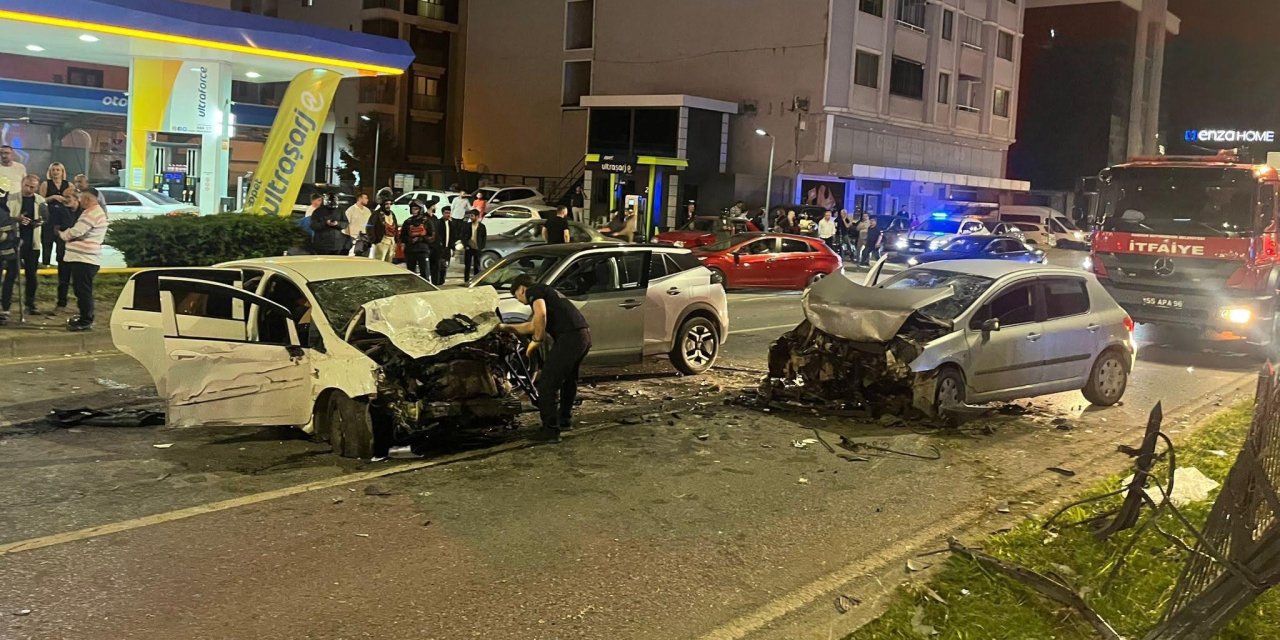 Trafik kazasında 5 kişi yaralandı