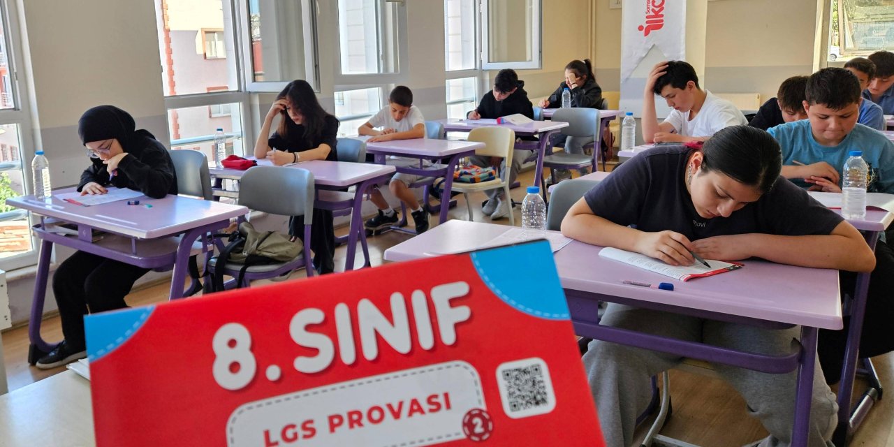 LGS öncesi son prova yapıldı
