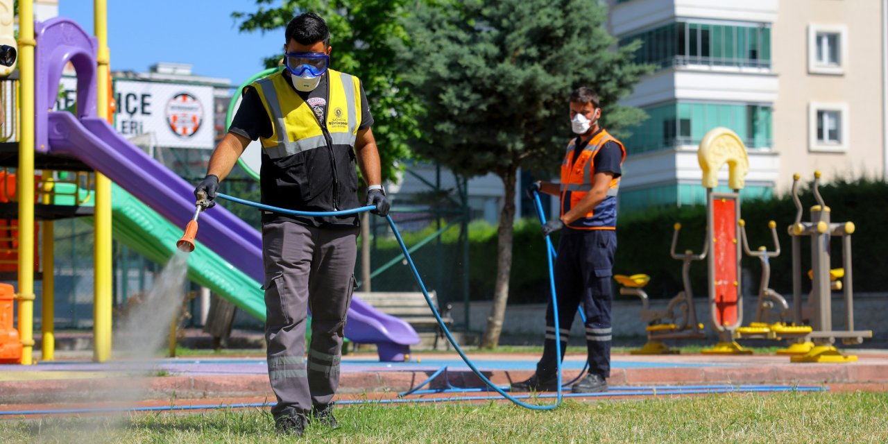 Samsun'da İlaçlama çalışmaları devam ediyor