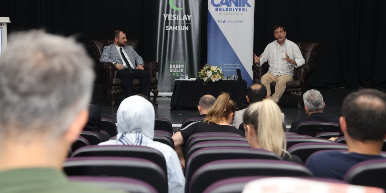 Canik'te bağımlılıkla mücadele söyleşisi düzenlendi