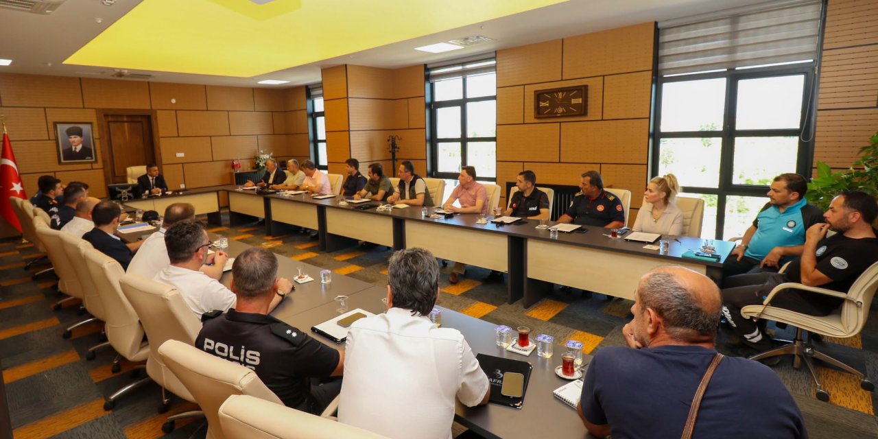 Kapıkayafest için güvenlik toplantısı yapıldı