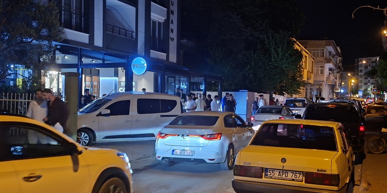 Samsun'da silahlı saldırıda 1 kişi yaralandı