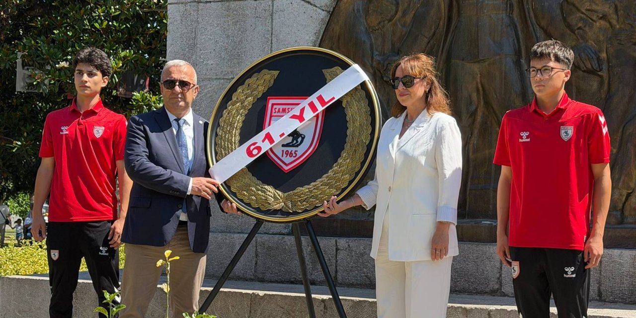 Samsunspor'un 61. kuruluş yıl dönümü kutlandı