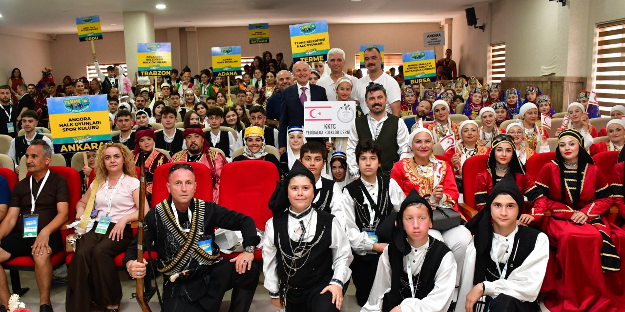 Terme'de Halk Oyunları Şenliği başladı