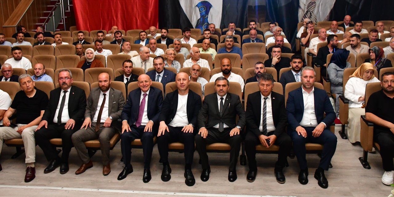 Terme'de MHP İlçe Başkanlığına yeniden Ercan Kaya seçildi