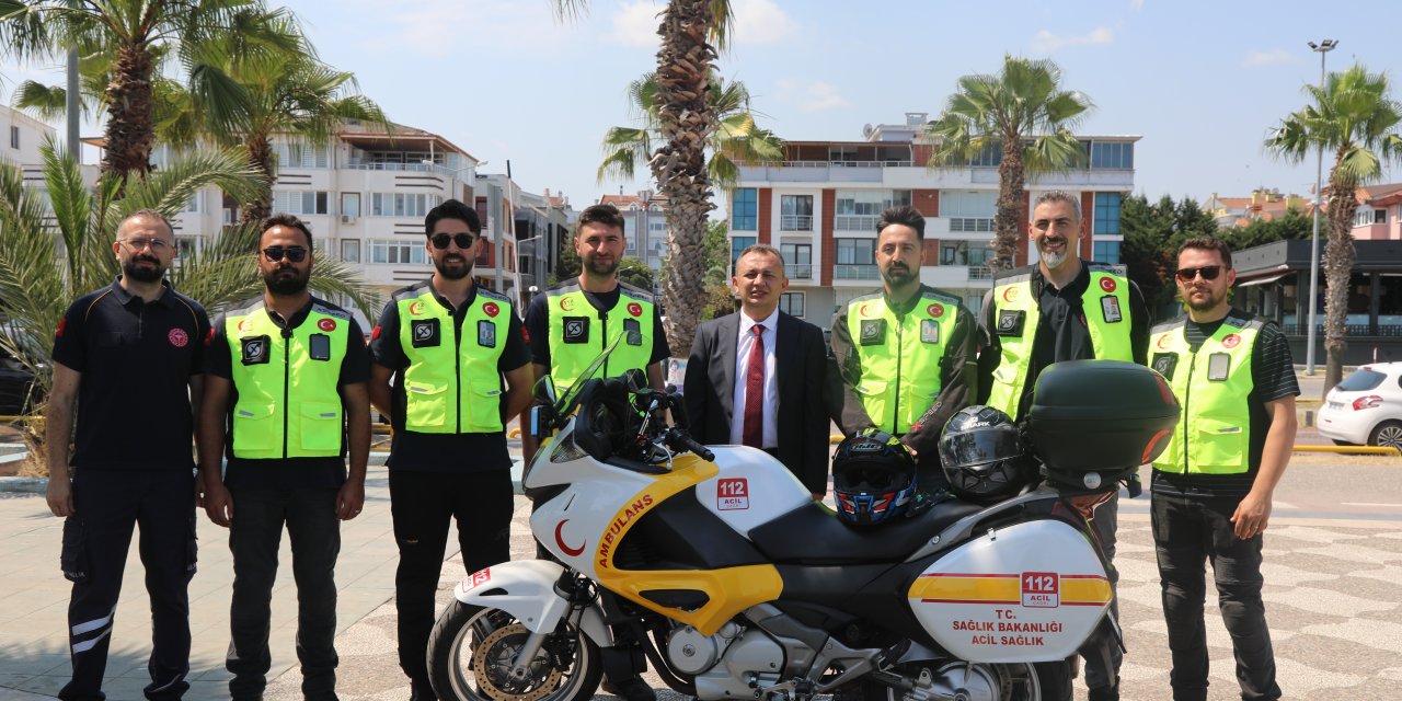 Yoğun trafikte hastalara ilk müdahaleyi motosikletli sağlık ekibi yapacak