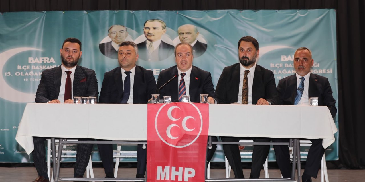 MHP Bafra İlçe Başkanlığına Şahin seçildi