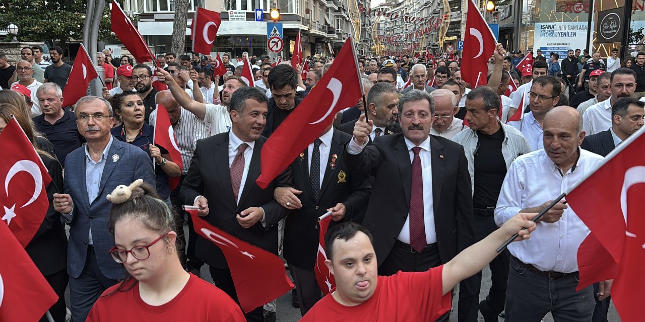 Samsun'da İrade Bizim Zafer Bizim Yürüyüşü yapıldı