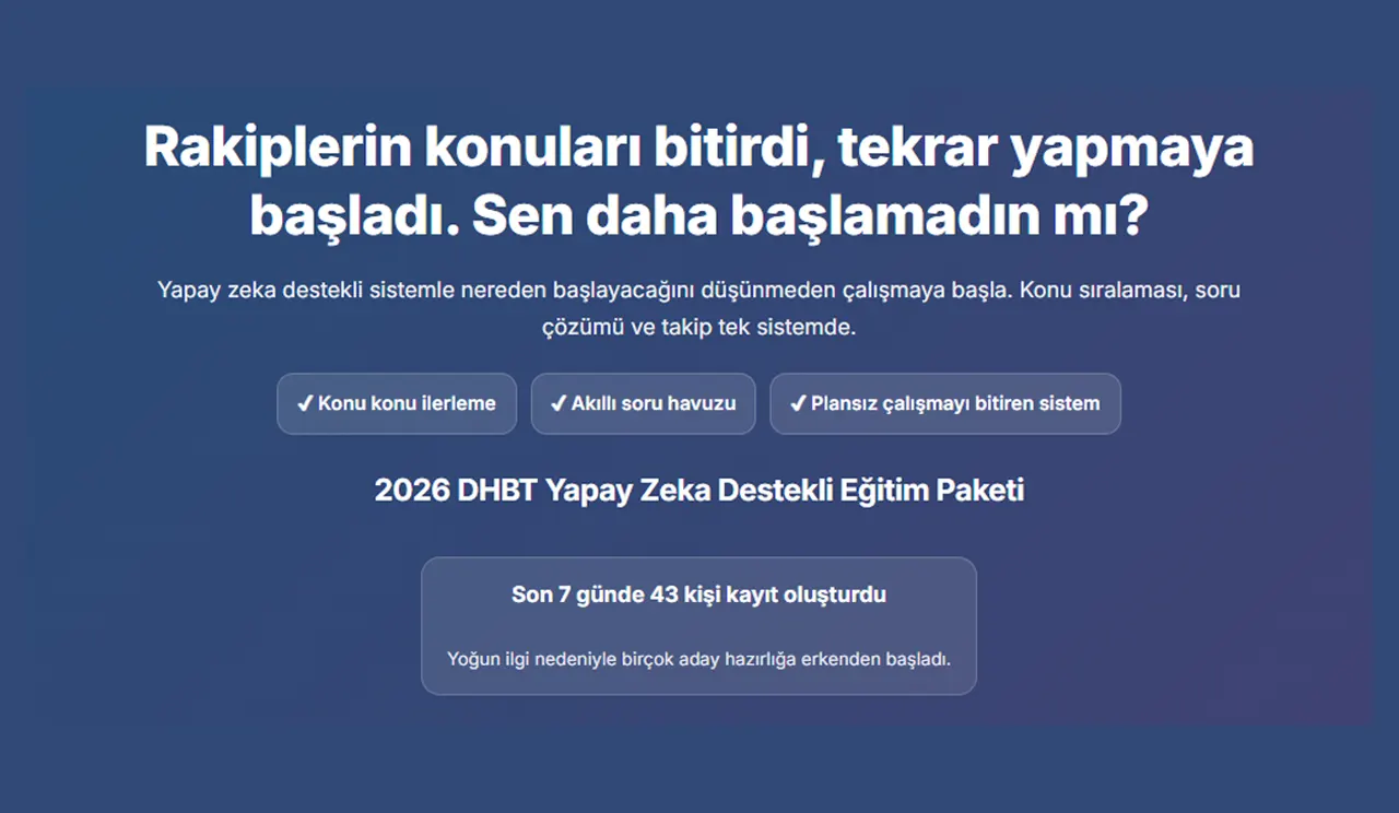 2026 DHBT Hazırlığı Nasıl Yapılmalı? Adaylar İçin Çalışma Rehberi