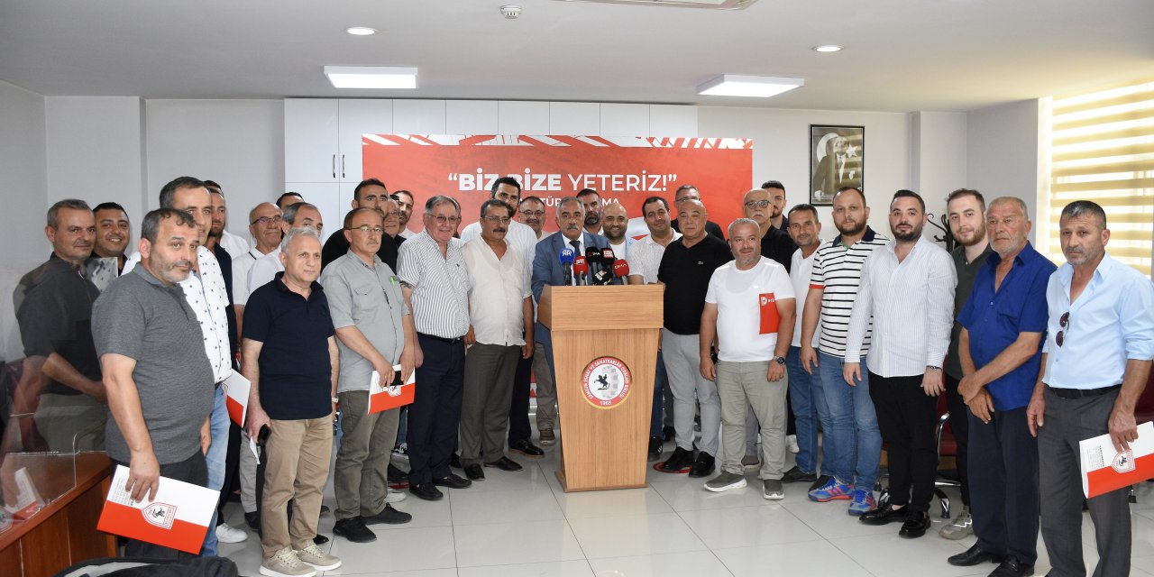 Esnaftan Samsunspor'a destek çağrısı