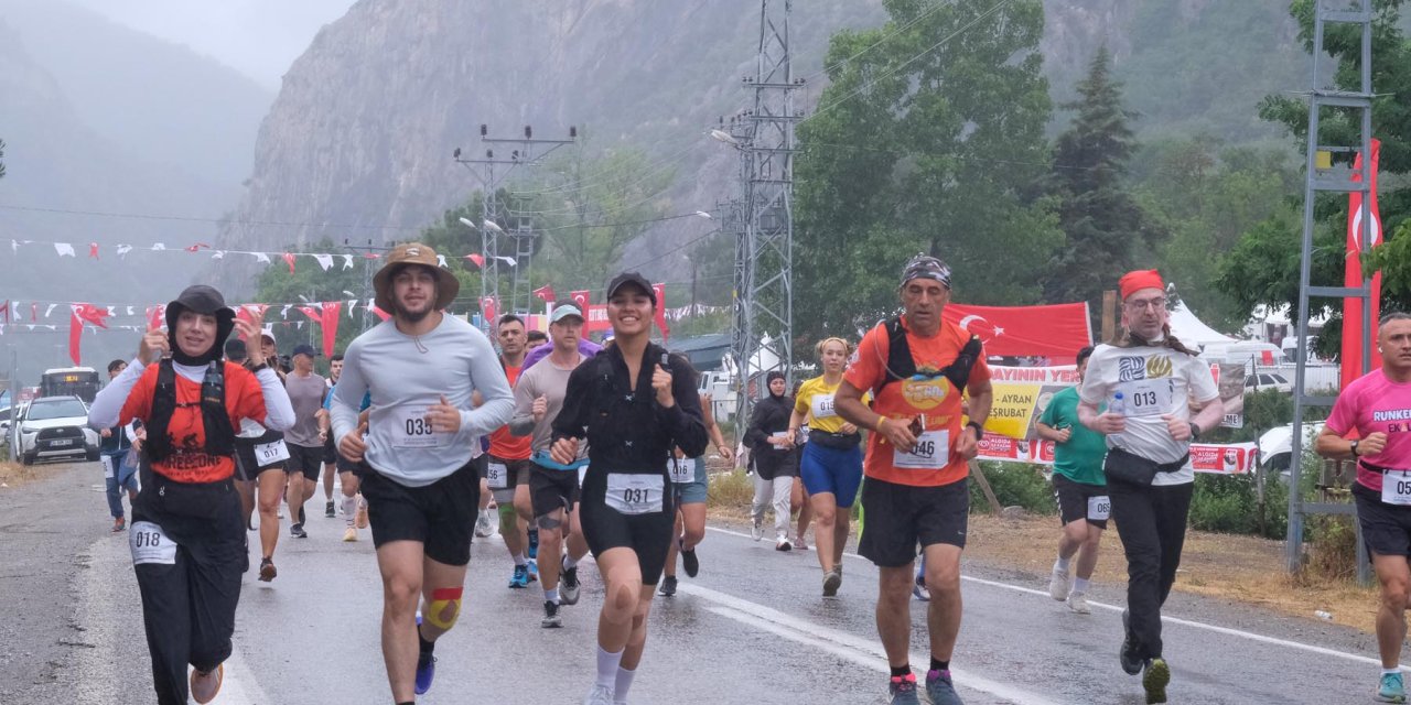 KapıkayaFest'te dağ koşusu yarışı düzenlendi