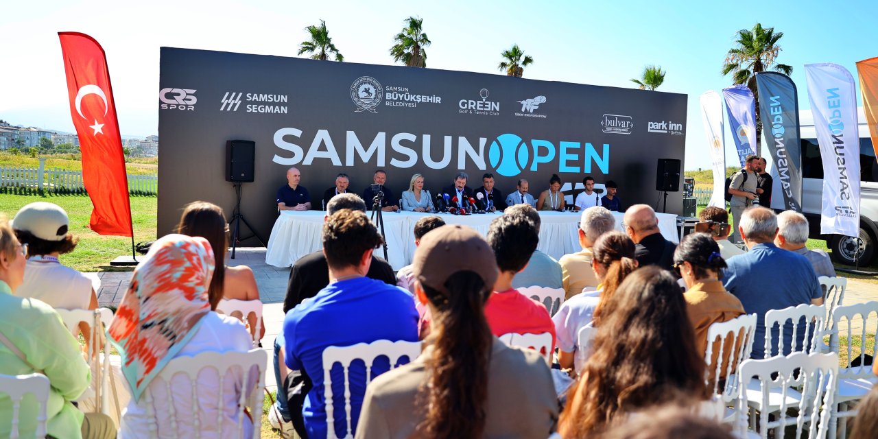 Samsun Open ATP Challenger 50 Tenis Turnuvası başladı