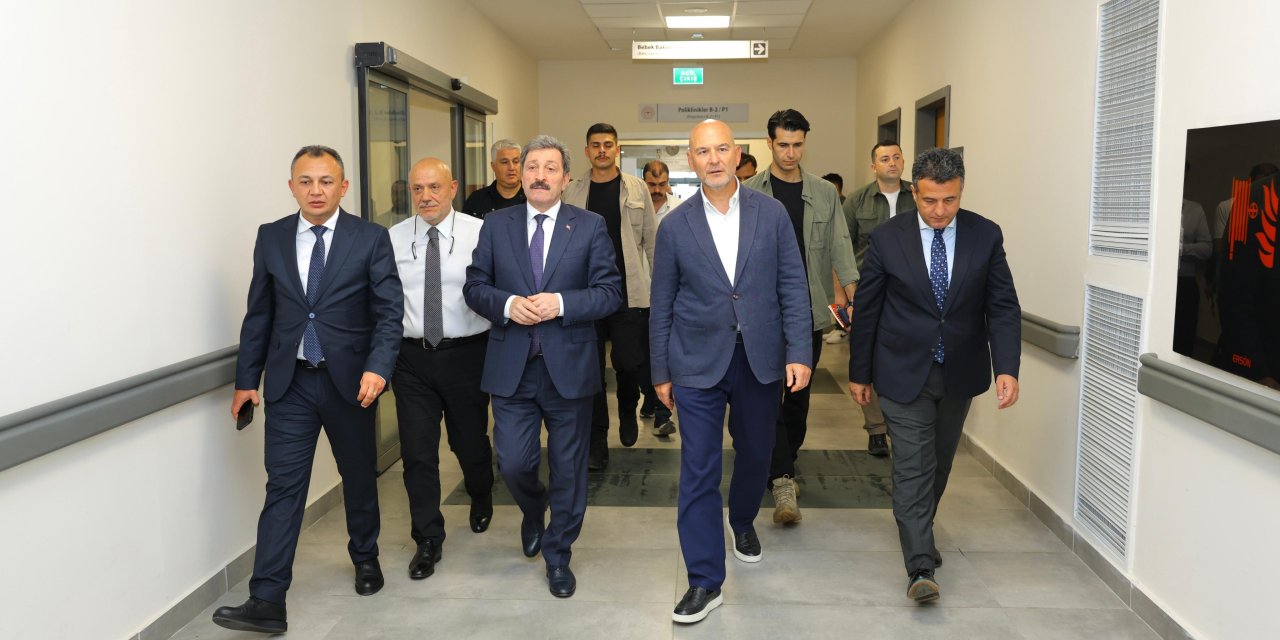 Süleyman Soylu'dan Samsun Şehir Hastanesi'ne ziyaret