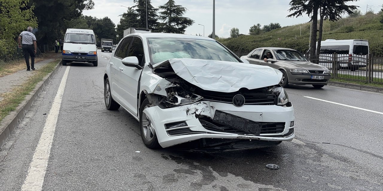 Atakum'da trafik kazasında 1 kişi yaralandı
