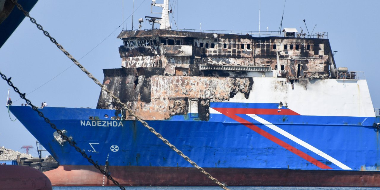 NADEZHDA isimli gemi Samsun'a getirildi