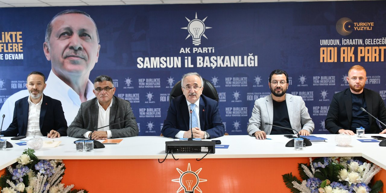 AK Parti Samsun İl Yönetimi toplandı