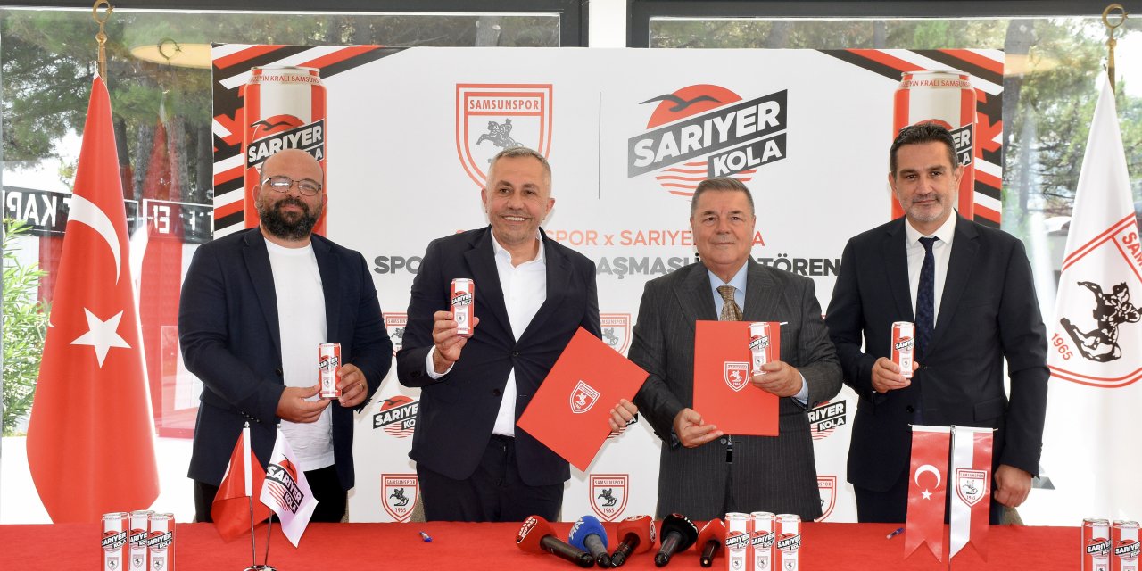 Samsunspor, Sarıyer Kola ile sponsorluk anlaşması imzaladı