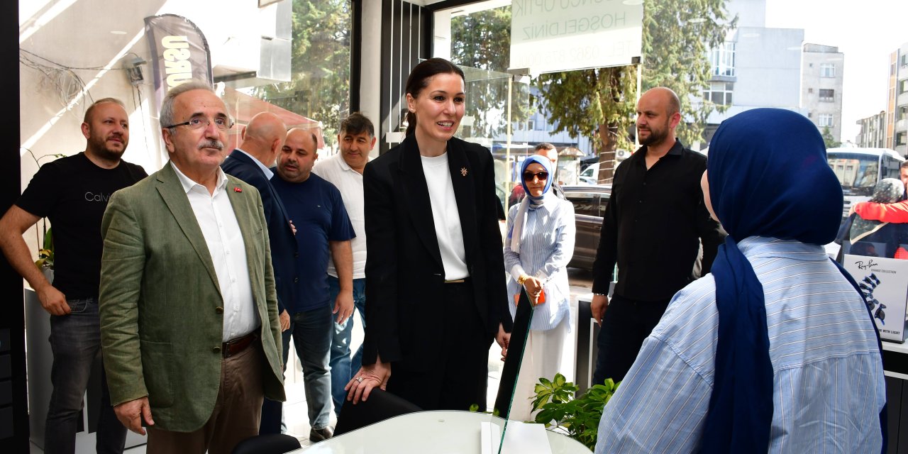 AK Parti'li Karaaslan Terme'de çeşitli ziyaretlerde bulundu