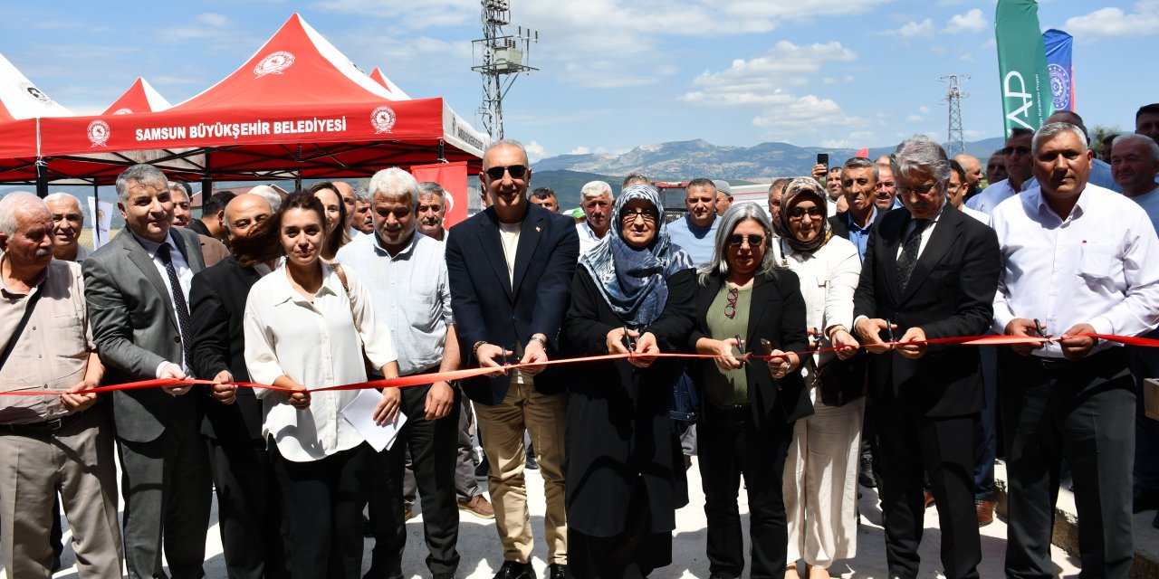 Samsun'da Tohum Eleme Tesisi hizmete açıldı