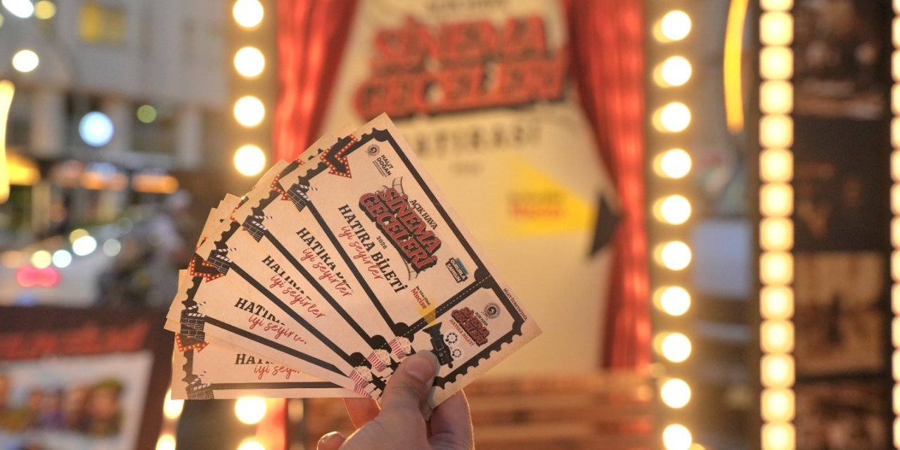 Samsun'da Açık Hava Sinema Geceleri başladı