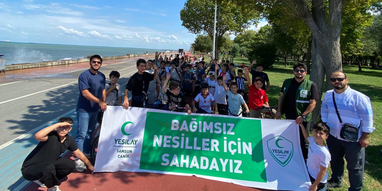 Gençlere yönelik bisiklet turu düzenlendi