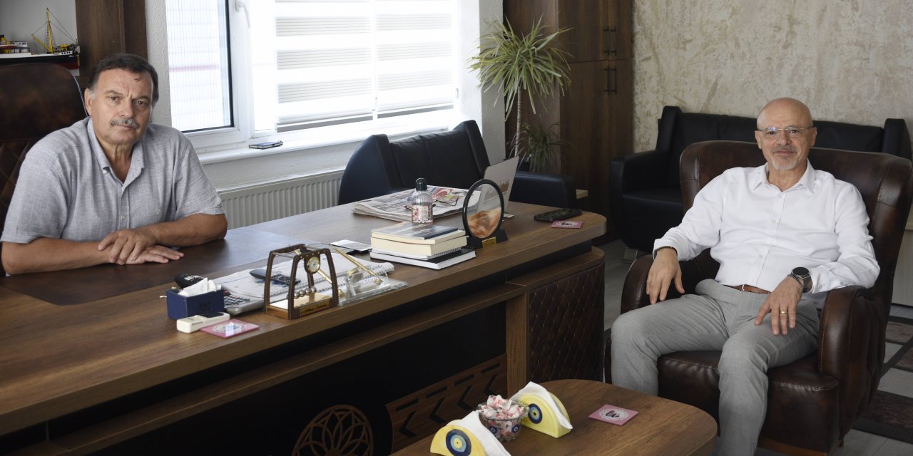 Mehmet Özdağ'dan Adnan Bahadır'a ziyaret