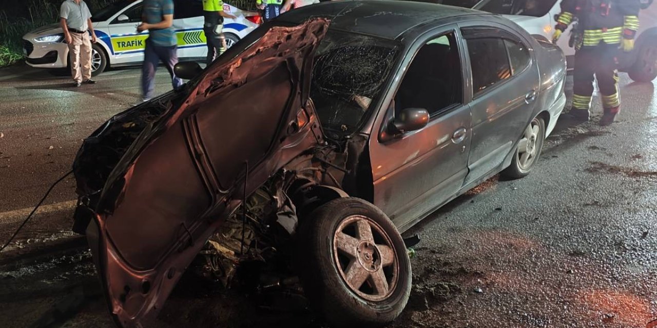 Trafik kazasında 3 kişi yaralandı