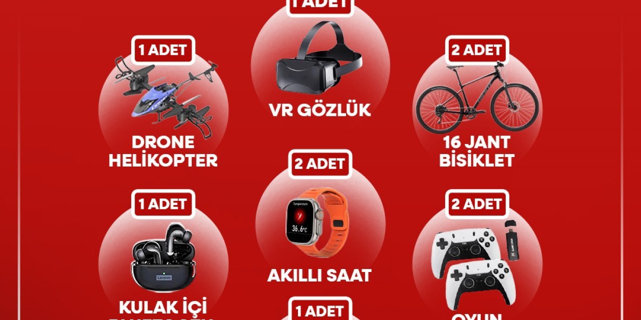 Canik Belediyesi'nden Hediye Yağmuru