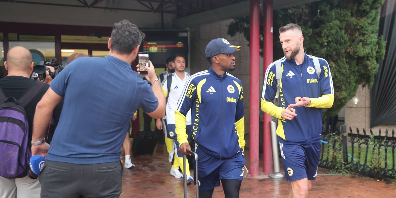 Fenerbahçe kafilesi Samsun'a geldi