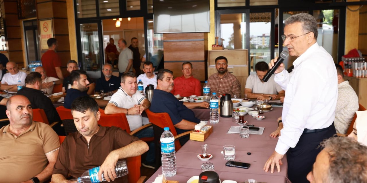 Teşkilatımız gayret ve özveriyle çalışıyor