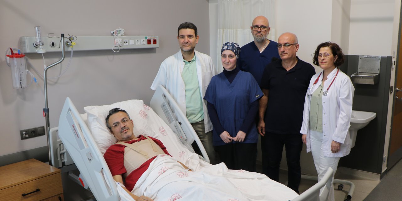 Samsun’da ALS hastasına çift kapak ameliyatı
