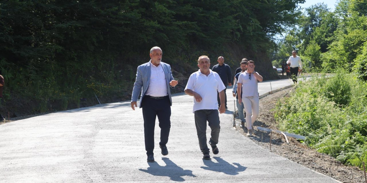 Canik Belediyesi'nden kırsalda ulaşım atağı