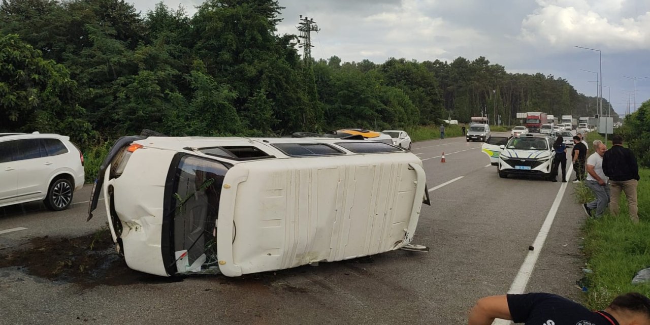 Trafik kazasında 2 kişi yaralandı